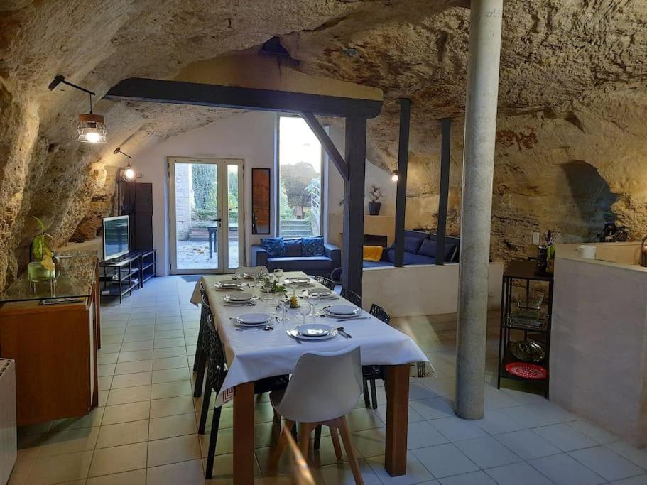 Maison Troglodytique Doue La Fontaine Ngoại thất bức ảnh