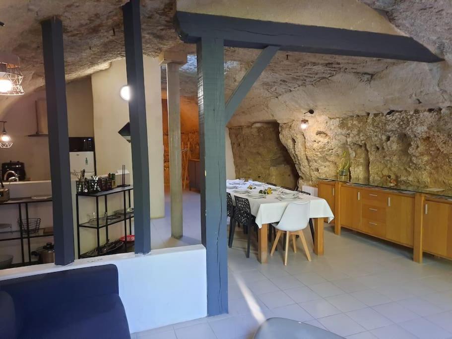Maison Troglodytique Doue La Fontaine Ngoại thất bức ảnh