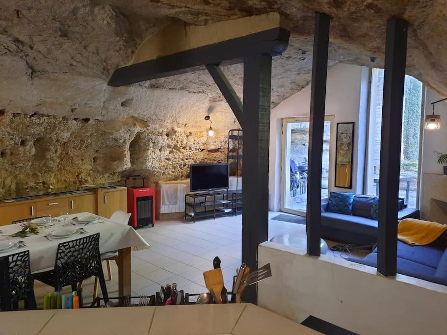 Maison Troglodytique Doue La Fontaine Ngoại thất bức ảnh