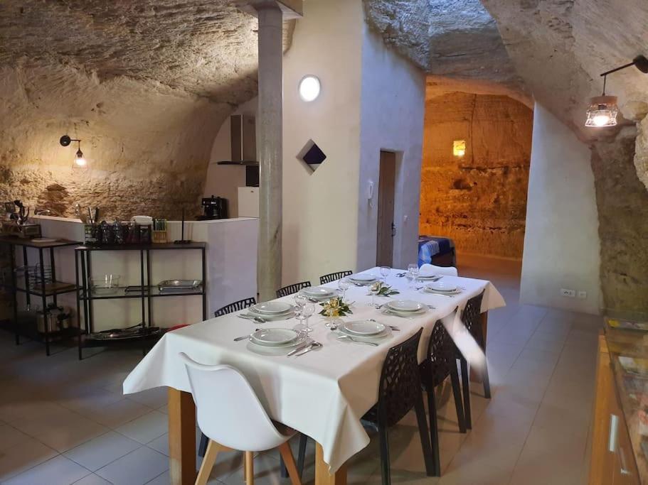 Maison Troglodytique Doue La Fontaine Ngoại thất bức ảnh