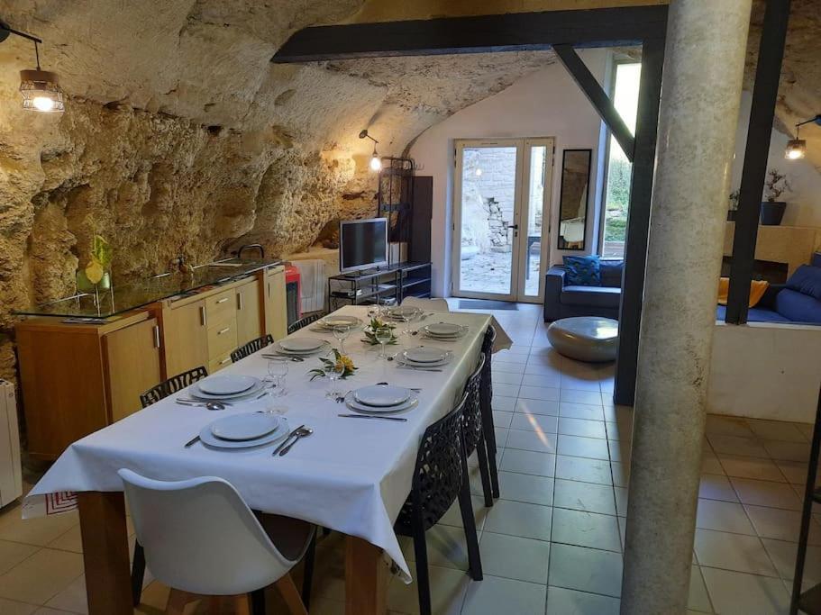 Maison Troglodytique Doue La Fontaine Ngoại thất bức ảnh