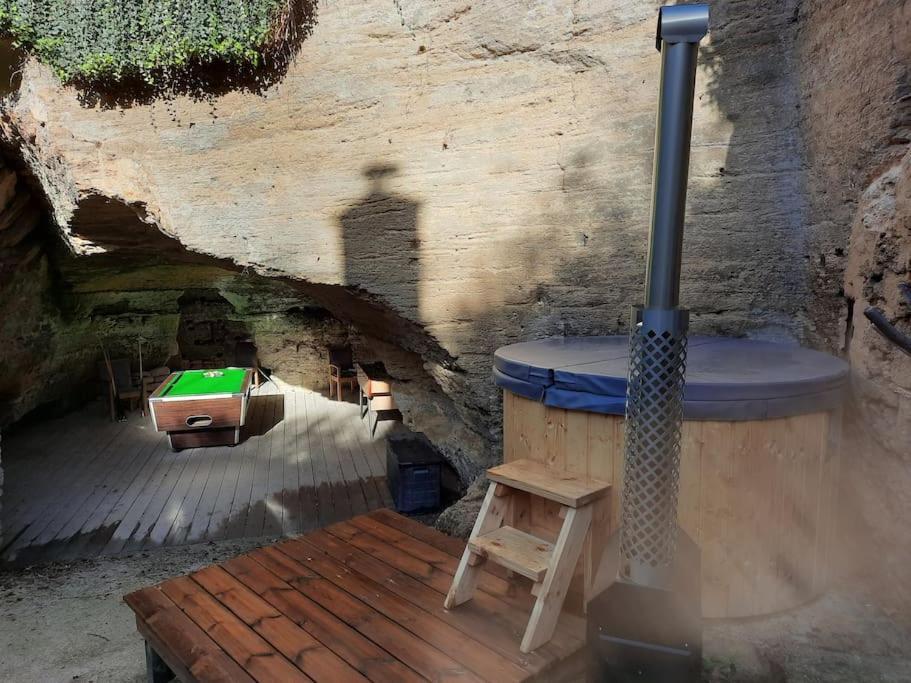 Maison Troglodytique Doue La Fontaine Ngoại thất bức ảnh